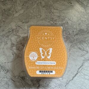 Scentsy Tropical Coconut Nectar Wax Bar - 🍊